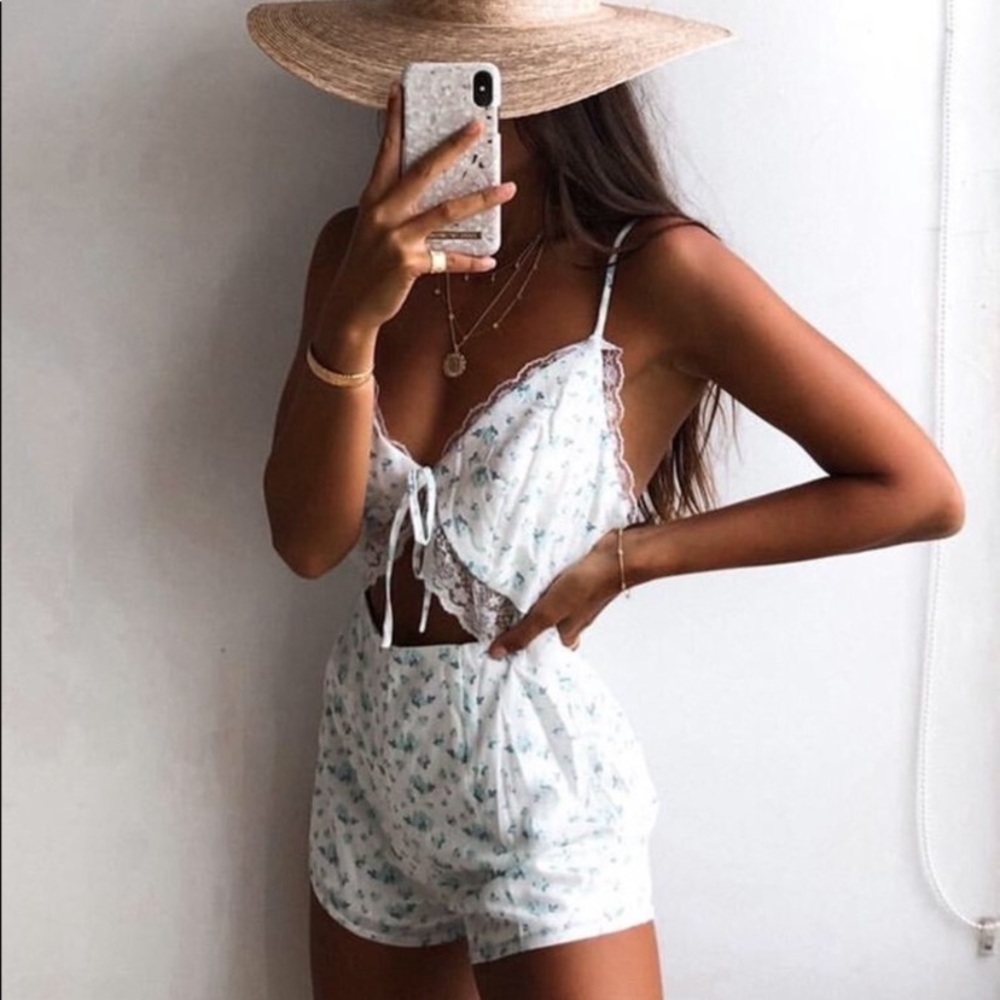 Tiger Mist Camille Playsuit NWT